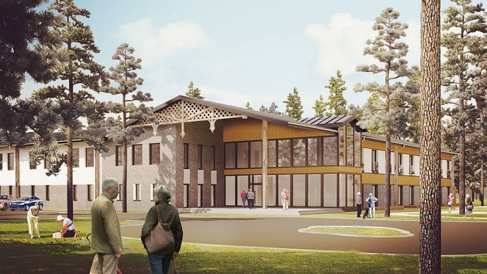 Architekci starali się nawiązać w projekcie Domu Spokojnej Starości do charakterystycznego dla tego rejonu stylu świdermajer. Wizualizacja: PiK Studio Karczew: zbudują dom seniora w stylu świdermajer