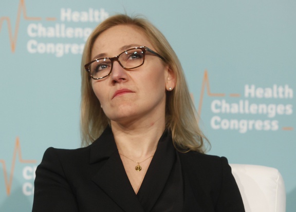 Na zdj. Klaudia Rogowska, dyrektor Szpitala Klinicznego nr 7 w Katowicach, Górnośląskiego Centrum Medycznego Słabość opieki długoterminowej przekłada się na nieuzasadnione hospitalizacje