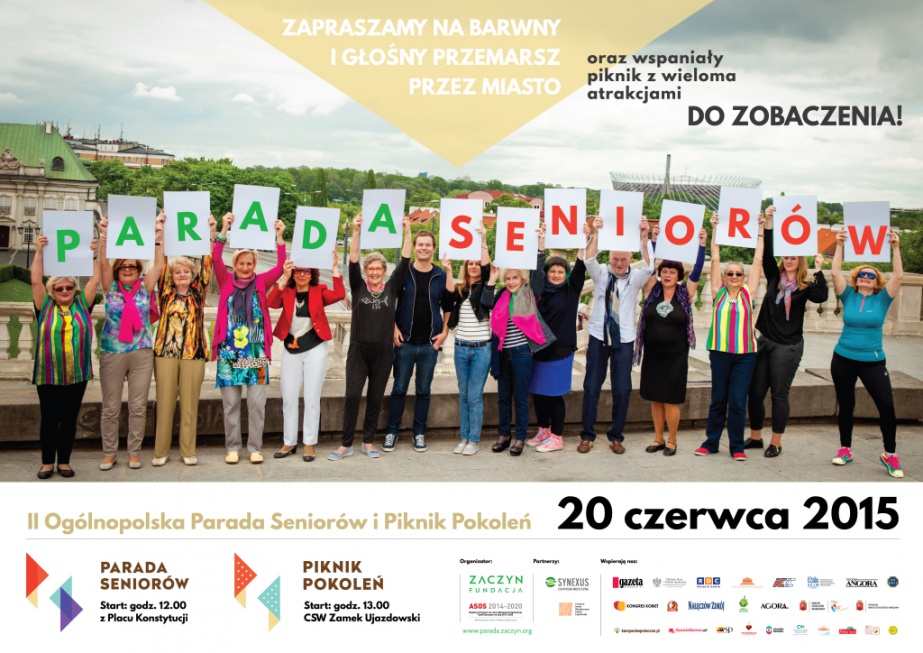 Ulicami Warszawy przejdzie Parada Seniorów
