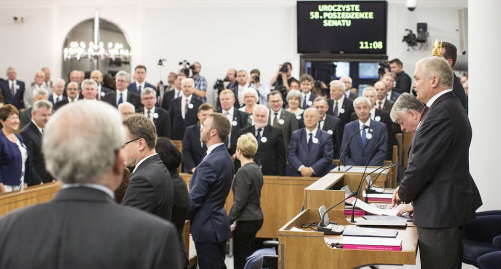 Wniosek o przeprowadzenie referendum z pytaniem m.in. o wiek emerytalny złożył prezydent Andrzej Duda Fot. KPRM/Flickr.com Nie będzie referendum ws. wieku emerytalnego. Senat nie wyraził zgody