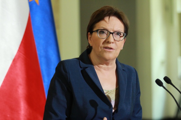 Premier mówiła w Płocku o działaniach, które jej rząd podjął z myślą o seniorach. Fot. Michał Oleksy, PTWP Kopacz w Płocku: rząd pamięta o seniorach