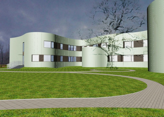Ośrodek Opieki Długoterminowej i Hospicyjnej Domowy Szpital w Białej Podlaskiej. Wiz. materiały prasowe Biała Podlaska: tzw. szpital domowy będzie gotowy w grudniu