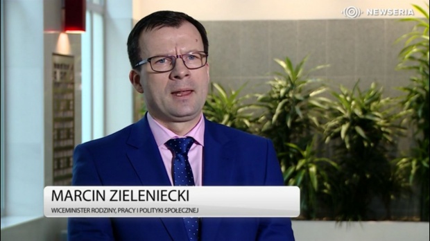 Na zdj. Marcin Zieleniecki, wiceminister rodziny, pracy i polityki społecznej Zieleniecki: podniesiemy najniższe emerytury, nowe propozycje jeszcze przed wakacjami