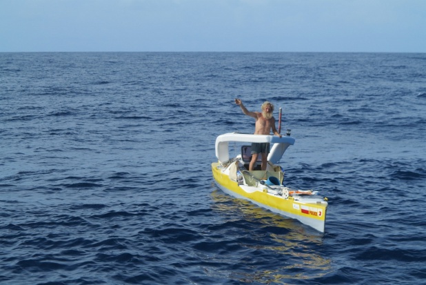 Na zdj. podróżnik Aleksander Doba. Fot. www.aleksanderdoba.pl Aleksander Doba miał wypadek. Przerwał wyprawę przez ocean