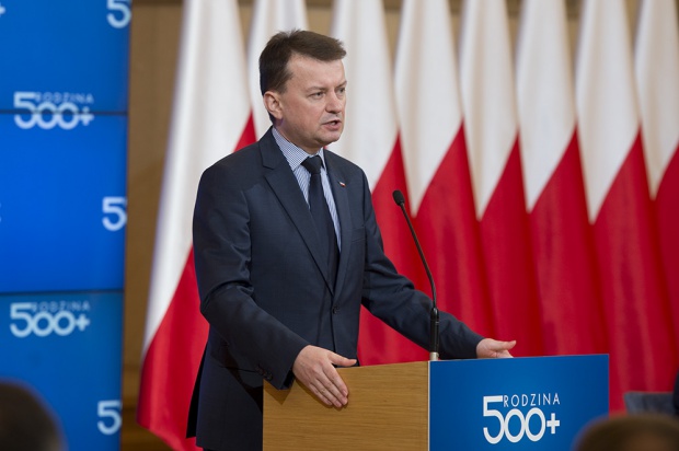 Na zdj. Mariusz Błaszczak, minister spraw wewnętrznych i administracji Rok MSWiA: m.in. obniżenie emerytur byłych funkcjonariuszy SB