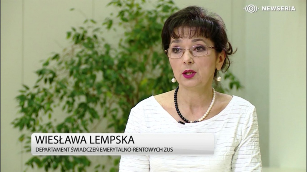 Na zdj. Wiesława Lempska z Departamentu Świadczeń Emerytalno-Rentowych ZUS Okresowa emerytura kapitałowa. Kiedy i dla kogo?