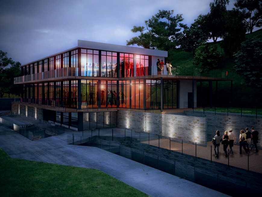 Rewitalizacja kompleksu Kozubnik-Porąbka. Wiz. Susuł & Strama Architekci Trwa rewitalizacja luksusowego ośrodka z czasów PRL-u. Co zaoferuje seniorom?
